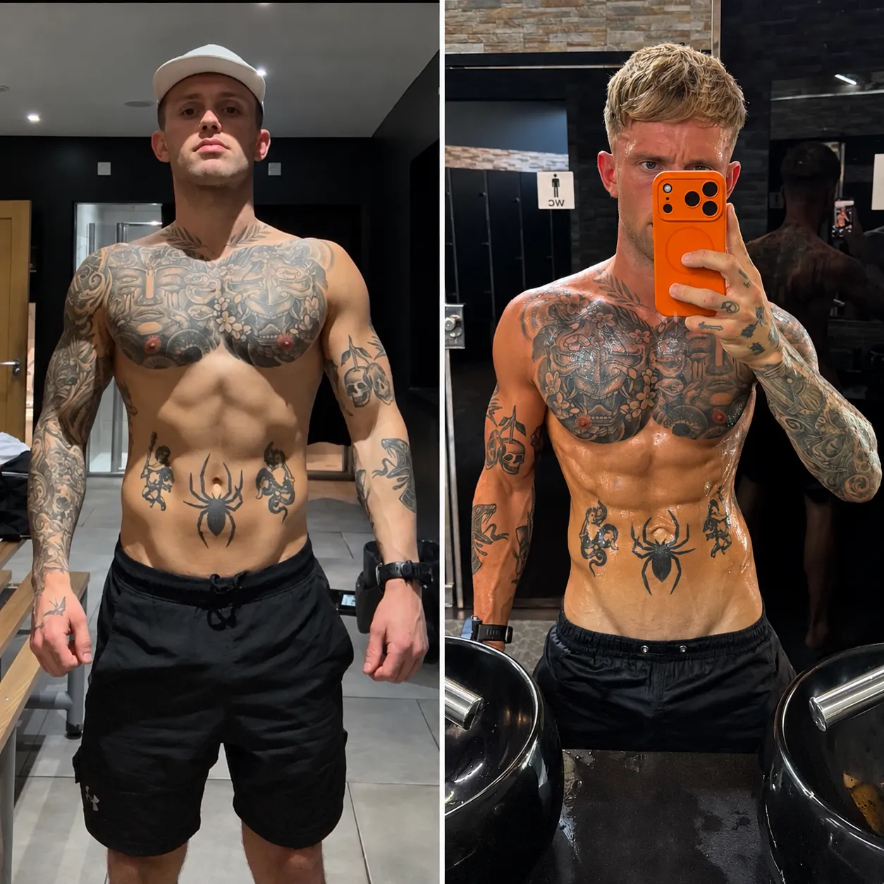 Dom, before and after coaching with Callum