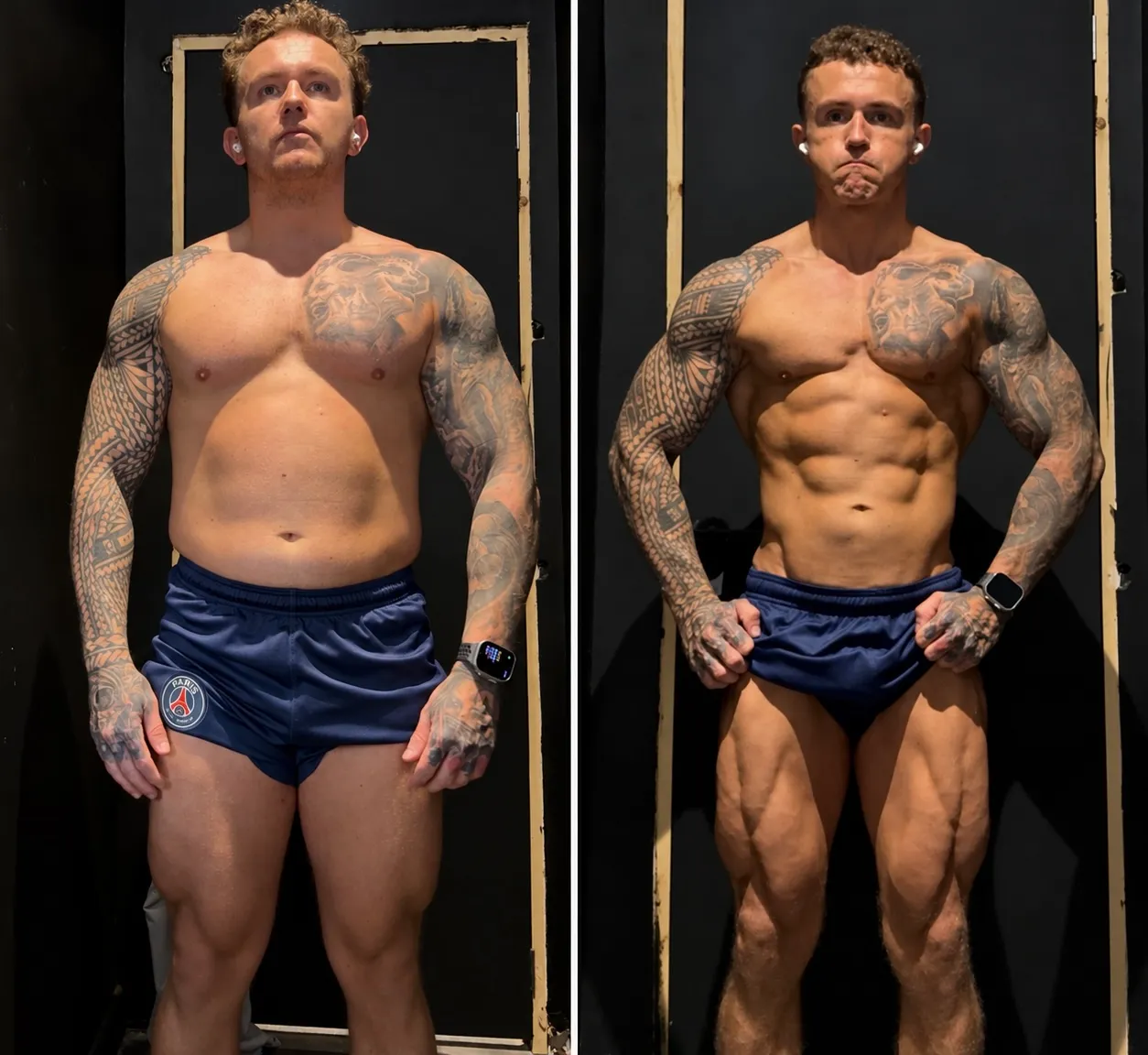 Patrick, before and after coaching with Callum